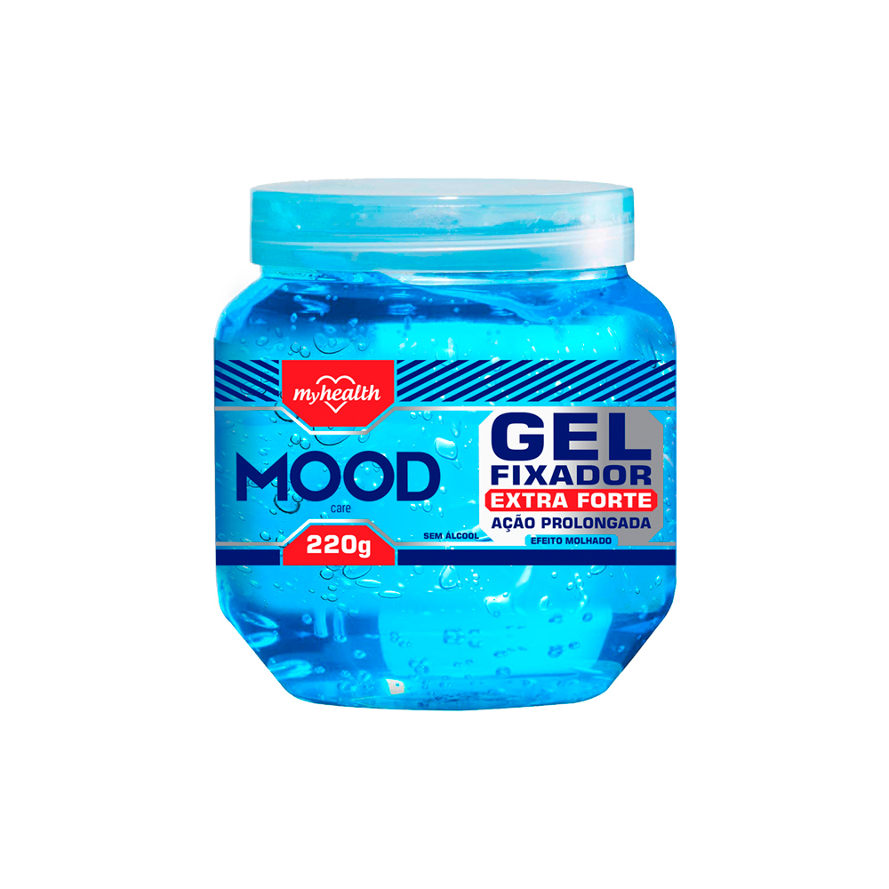 GEL FIXADOR PARA CABELOS EXTRA FORTE MOOD 220G MH