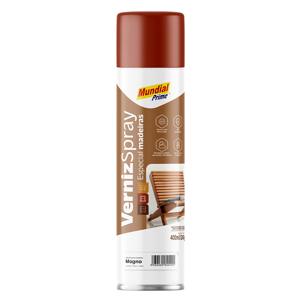 VERNIZ DE MADEIRA 400 ML C/ PROT. UV MP MOGNO