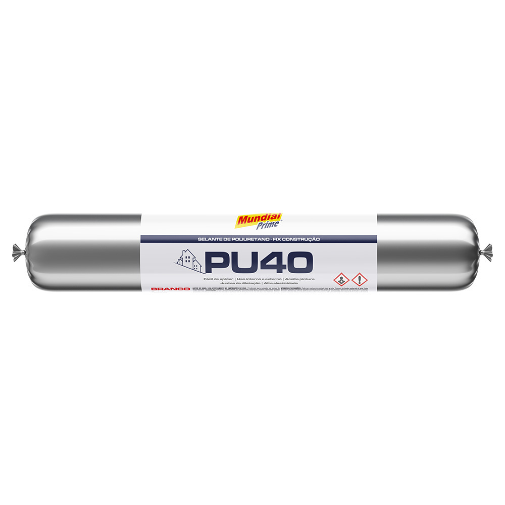 SELANTE DE POLIURETANO PU40 SALSICHA 800G MP BRANC