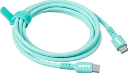 CABO REFORÇADO USB-C 60W VERDE 1.5M LAUT