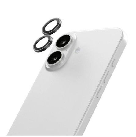 Pelicula Protetora de Câmera iPhone série 17/16/15/14/13 Normal/Air/Plus Preta LAUT