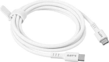 CABO REFORÇADO USB-C 60W BRANCO 1.5M - LAUT