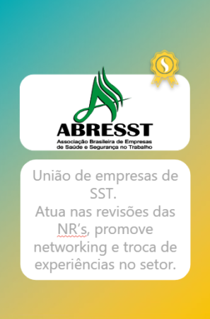 ABRESST - Associação Brasileira de Empresas de Saúde e Segurança no Trabalho