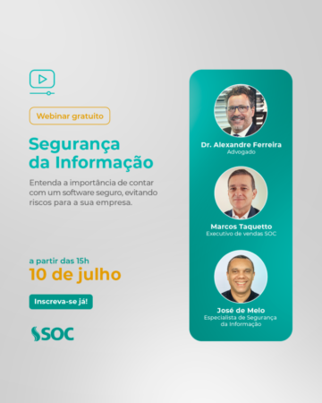 Webinar Gratuito: Segurança da Informação