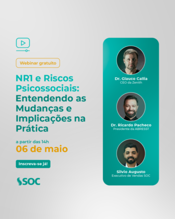 Webinar Gratuito: NR-01 e Riscos Psicossociais: Entendendo as Mudanças e Implicações na Prática