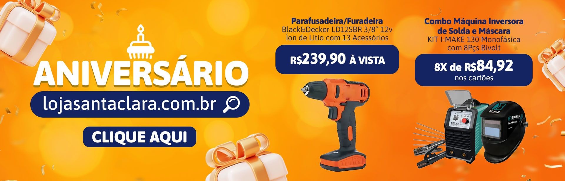 Aniversário Loja Online