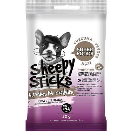 Petisco Bifinho Oh Làlà Sheepy Sticks Cordeiro 50g