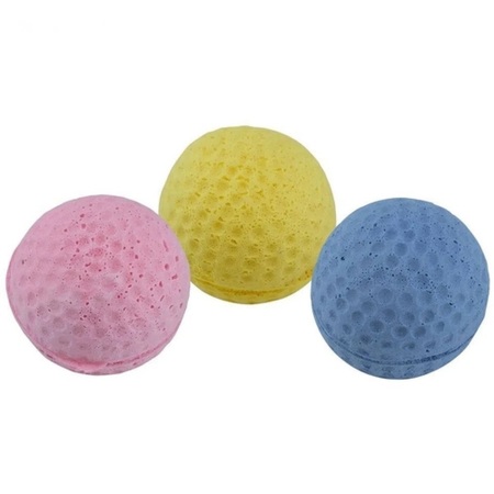 Brinquedo Ferplast Bola de Esponja para Gatos Cores Sortidas P com 3 Unidades PA5208