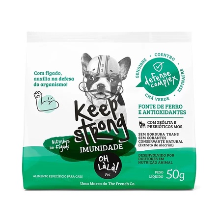 Petisco Bifinho Oh Làlà Keep Strong Imunidade Fígado 50g