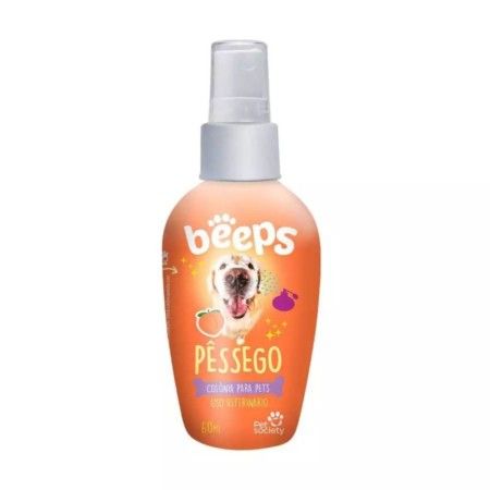 Colônia Beeps para Pets Pêssego 60ml