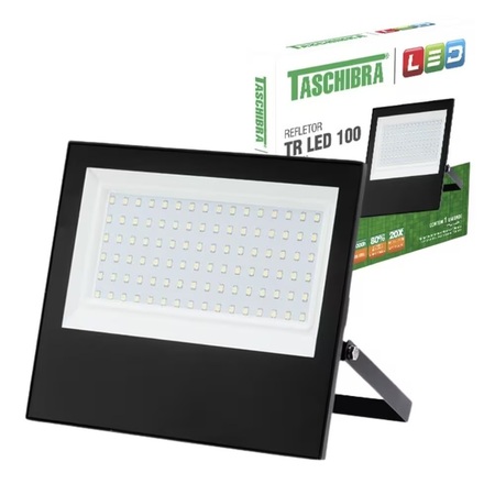 Refletor Led Tr Taschibra Preto 500w 6500k