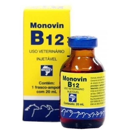 Monovin B12 Bravet 20ml Via Intramuscular