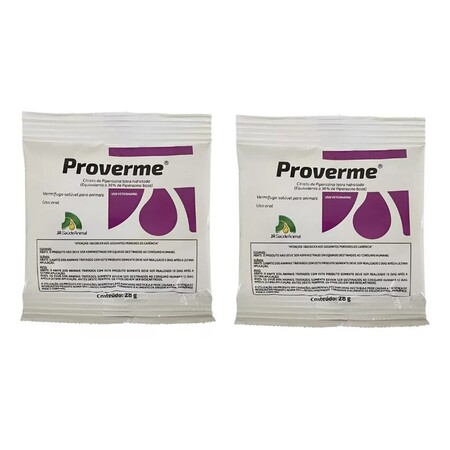 Proverme JA Vermífugo Solúvel para Animais 28g