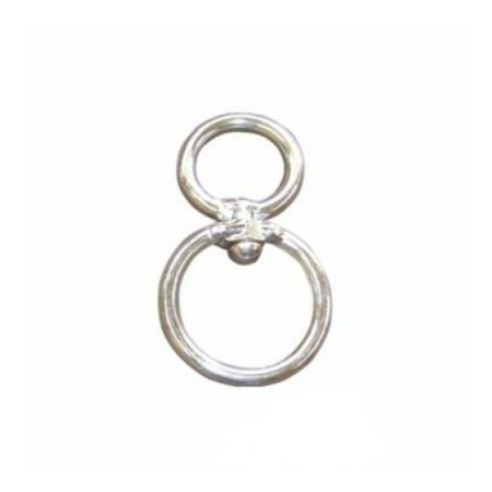 Destorcedor Duplo com Argola 25x25mm Grande 1-D GS 1080