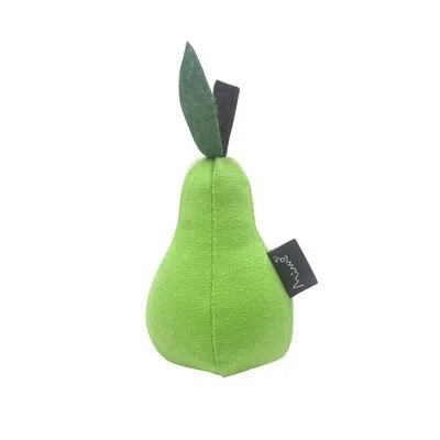 Brinquedo Pelúcia Mimo Pet Horti Fruti Collection Pera Verde para Gatos PP218