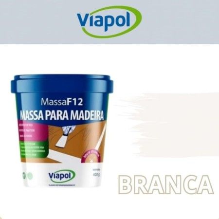 Massa F-12 Viapol Branca 400g