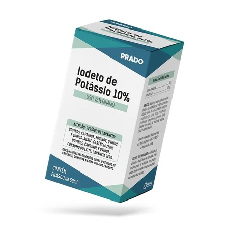 Iodeto de Potássio 10% Prado 50ml