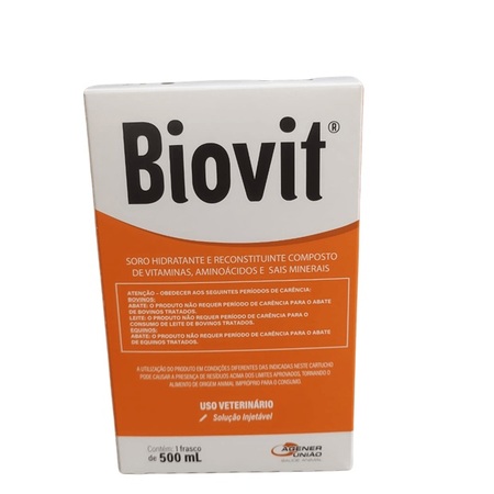 Biovit Sol Injetável Agener 500ml