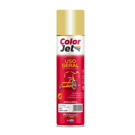 Tinta Renner Color Jet Uso Geral Dourado 400ml 1607