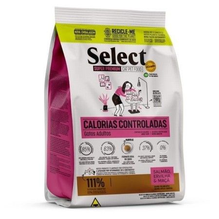 Ração Select Calorias Controladas Gatos Adultos 10,1kg