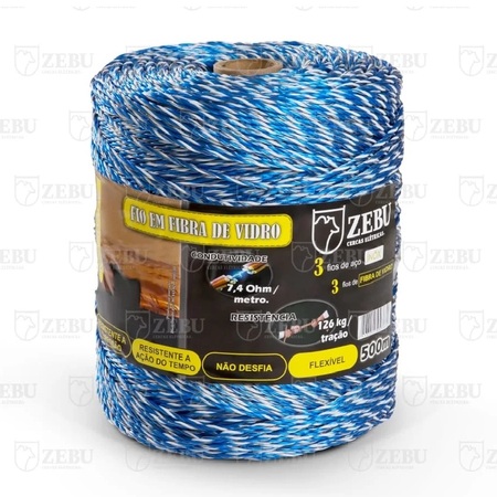 Fio De Fibra De Vidro Zebu 500m