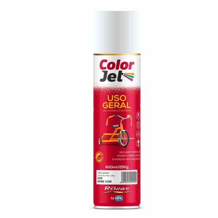 Tinta Renner Color Jet Uso Geral Alumínio 400ml 1602