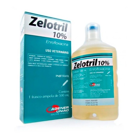 Zelotril 10% Injetável Agener União 500ml
