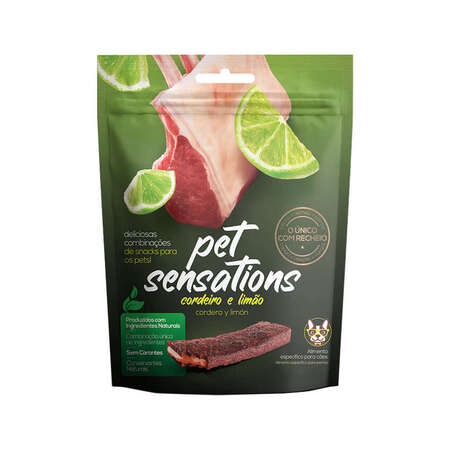 Petisco Bifinho Pet Sensations Petitos Cordeiro e Limão 300g