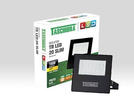 Refletor de LED TR Slim Taschibra 7779 20w 6500k