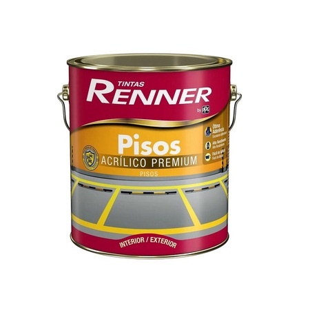 Tinta Pisos Renner Cinza 3,6 Litros 7104.01