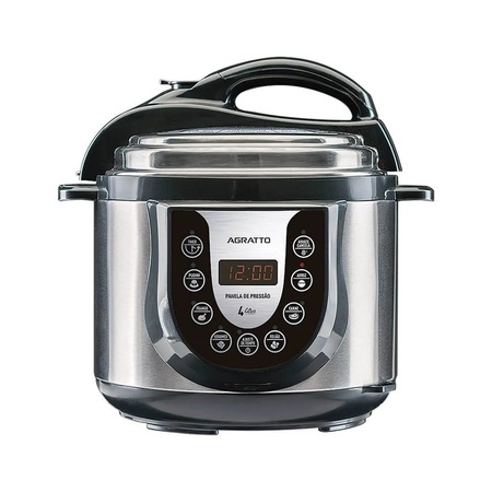 Panela de Pressão Elétrica Agratto 4L Inox 127V PED 01