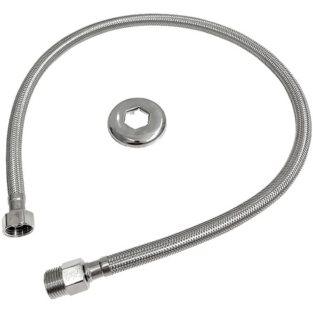 Engate Flexível Trançado Inox Flvx Hidro 80cm