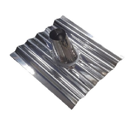 Telha Corrugada Hedlund Inox para Fogão 6mm 50cm