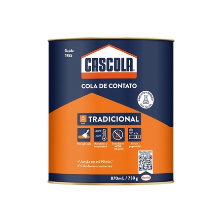 Cola Cascola sem Toluol 195g
Cola Cascola sem Toluol 730g