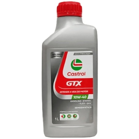 Óleo Castrol GTX 10W-40 Semissintético Ultraclean 1 Litro