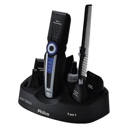 Aparador e Cortador de Pelos Philco MultiGroom 7 em 1 Bivolt