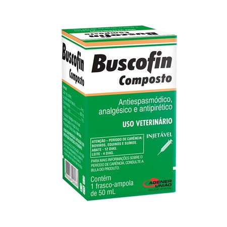 Buscofin Injetável Agener União 50ml