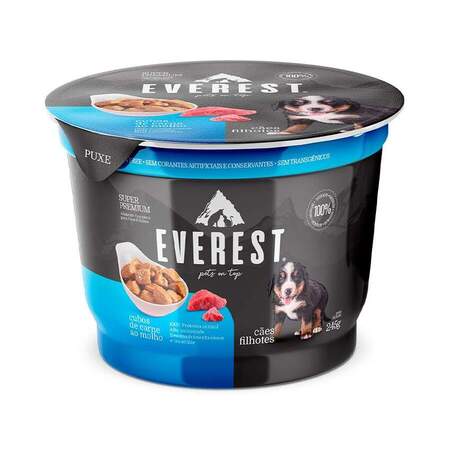 Ração Everest Cães Filhotes Carne Pote 245g