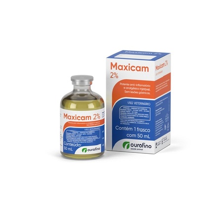 Maxicam 2% Injetável Ouro Fino 50ml