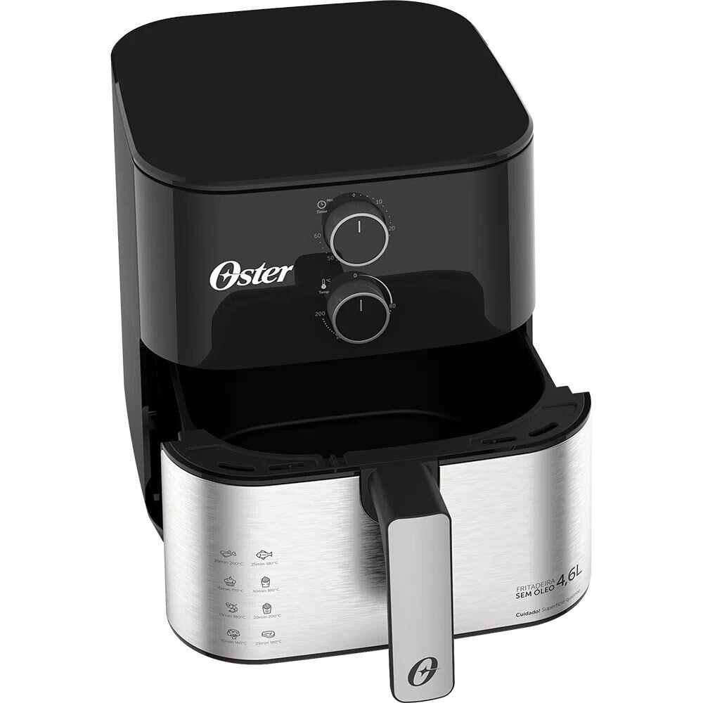 Fritadeira Elétrica Oster OFRT520 Sem Óleo 4,6 Litros 1500w 220v ...