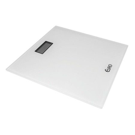 Balança Digital Euro para Banheiro Branco 28x28cm
