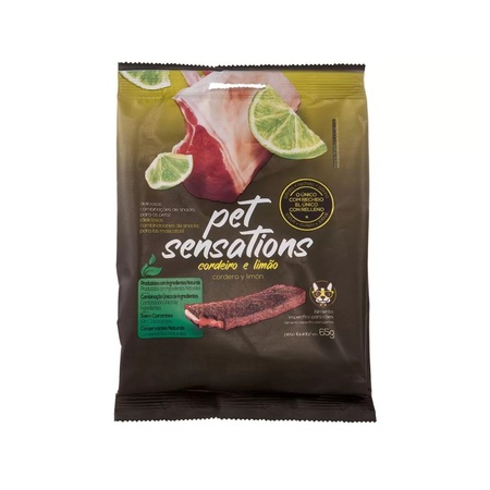 Petisco Bifinho Pet Sensations Petitos Cordeiro e Limão 65g