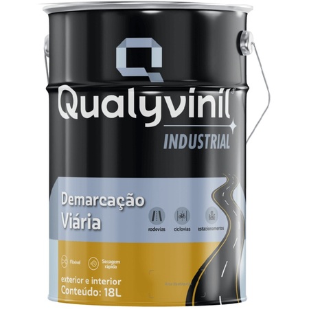 Demarcação Qualypav Amarela 3,6 Litros Qualyvinil 8200.039.23