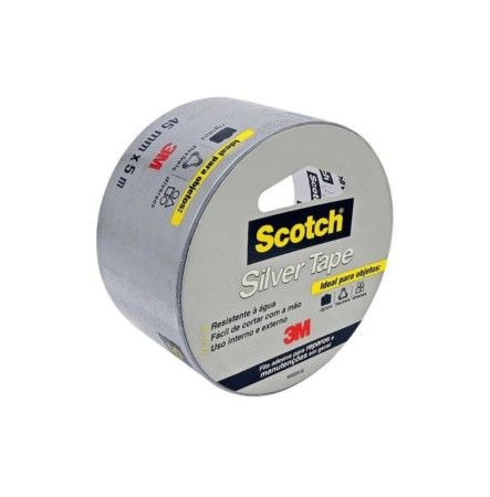 Fita Silver Tape 3m 45mmx5m Scotch