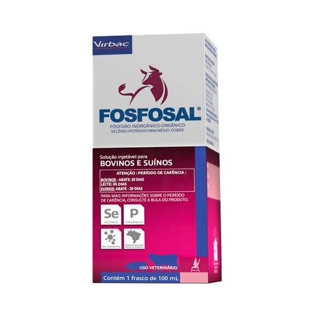 Fosfosal Injetável Virbac 100ml