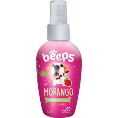 Colônia Beeps para Pets Morango 60ml