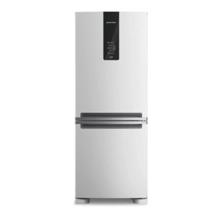 Refrigerador Inverter Frost Free Duplex Inox Midea 394 Litros 220v Mdrt533