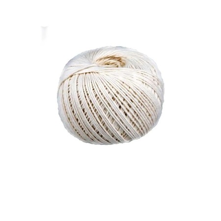 Barbante de Algodão Mafra Branco Rolo 70m 50g