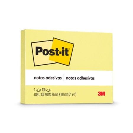 Post-It Amarelo 76 X 102 Mm 100 Folhas