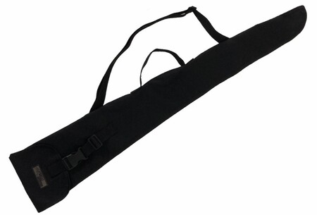 Capa Arma Longa 105cm de Bolso Preto Nylon Siliconado